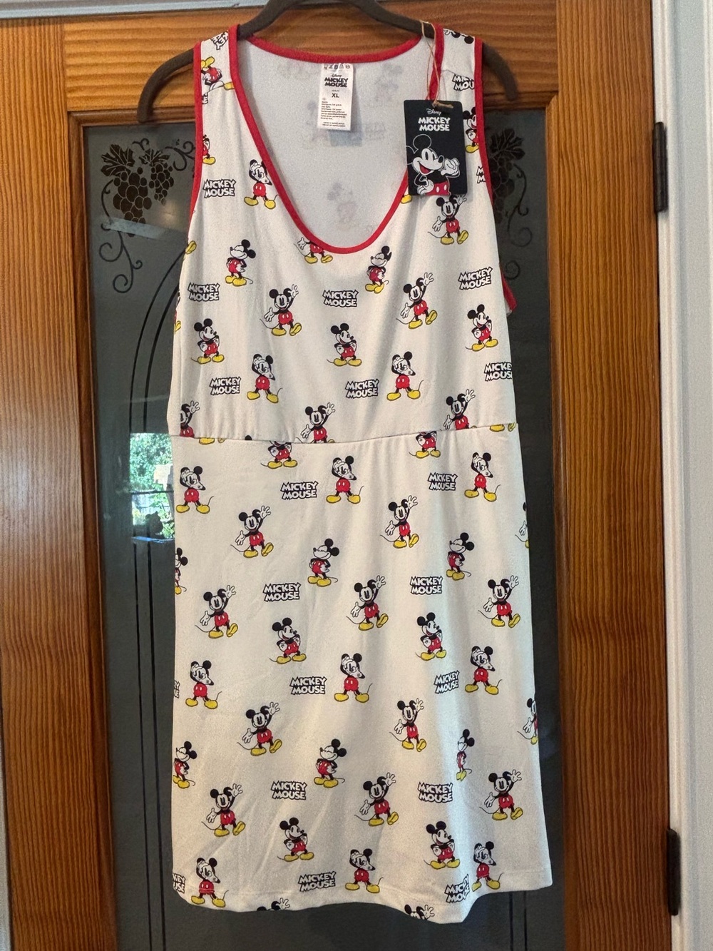 NWT Disney Mickey Mouse XL Athleisure Tennis Dress Built-In Shorts